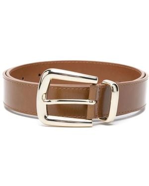 Maje Leather Belt - Brown
