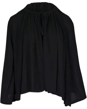 TOTEME Capa Con Cordones - Negro