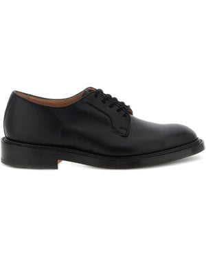 Tricker's Robert Leather Derby Shoes - Black