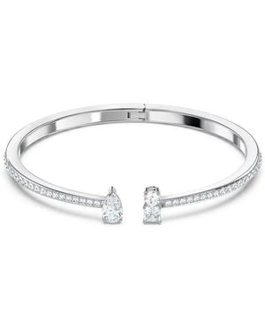 Swarovski Mesmera Crystal-Embellished Cuff Bracelet - White