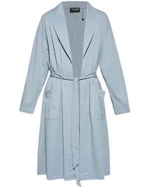 Hanro Belted Pocket Robe - Blue