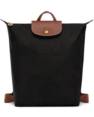 Longchamp Le Pliage バックパック M - ブラック