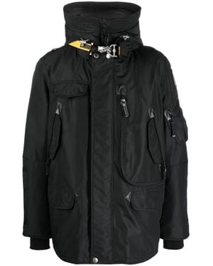 Parajumpers フーデッド ミリタリージャケット - ブラック