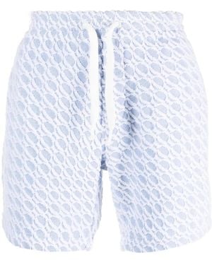 Orlebar Brown Afador Terry-Cloth Track Shorts - Blue