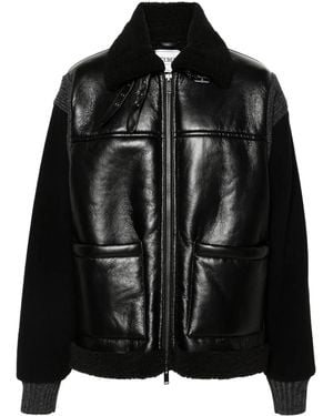 Iceberg Faux-Leather Jacket - Black