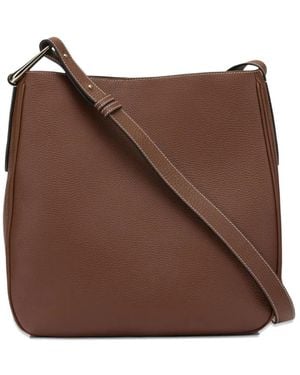 Le Tanneur Large Madeleine Shoulder Bag - Brown