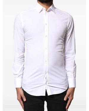 Dolce & Gabbana Getailleerd Overhemd - Wit