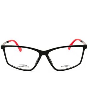 MAX&Co. Brille Mit Eckigem Gestell - Schwarz