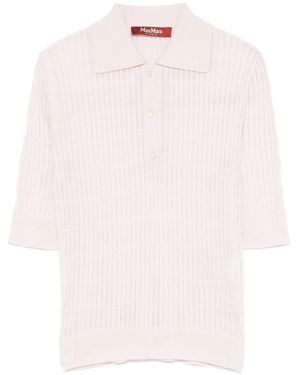 Max Mara Pale Gallo Polo Shirt - Pink