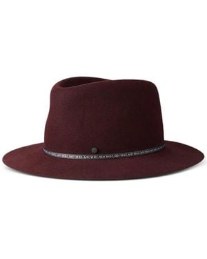 Maison Michel Andre フェドーラハット - レッド