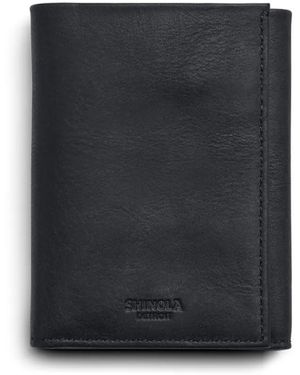 Shinola 三つ折り財布 - ブラック