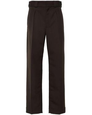 Lemaire Straight-Leg Tailored Trousers - Black