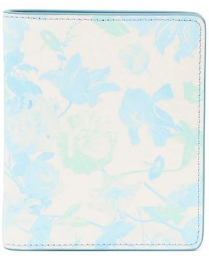 Maison Margiela Leather Bi-Fold Wallet - Blue