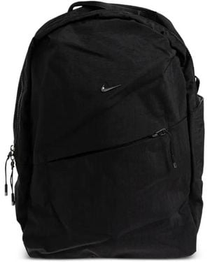 Nike Logo-Plaque Backpack - Black