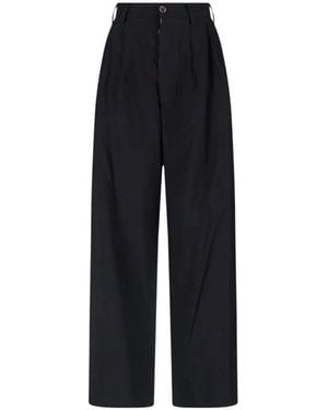 Uma Wang Pleated Trousers - Black