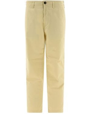 Stone Island Pantalon À Poches Multiples - Jaune