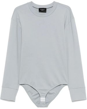 A.M.G Jersey Bodysuit - White