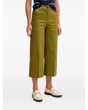 Benetton Pantalones Con Botones - Verde