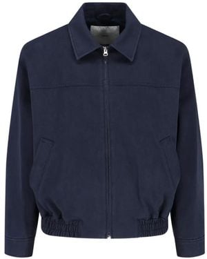 DUNST Zipped Bomber Jacket - Blue