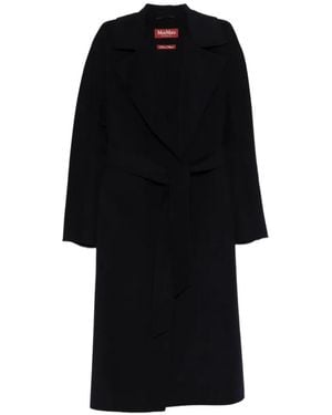 Max Mara Belted Coat - Black