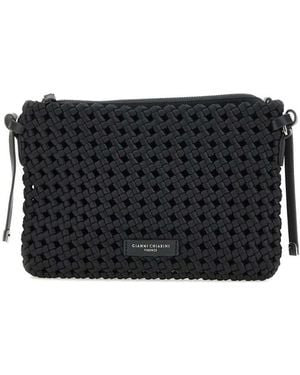 Gianni Chiarini Fiore クラッチバッグ - ブラック