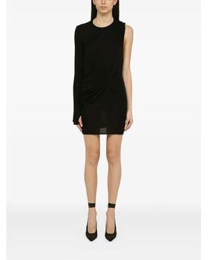 ANDREADAMO Asymmetrisches Kleid - Schwarz