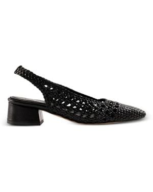 Souliers Martinez Escarpins À Bride Arrière - Black