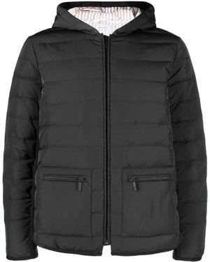 Thom Browne Jas Met Enkele Rij Knopen - Zwart