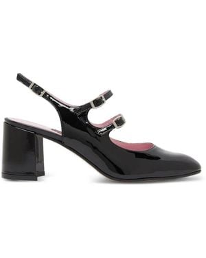 CAREL PARIS Banana Multi Strap Sandals - Black