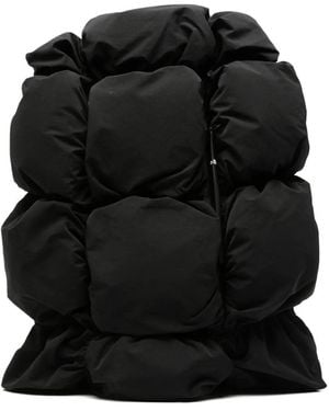 Côte&Ciel Drava Quilted Padded Backpack - Black