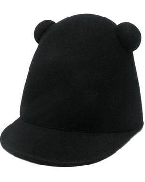Henrik Vibskov Gorro Radar Con Detalle De Orejas - Negro