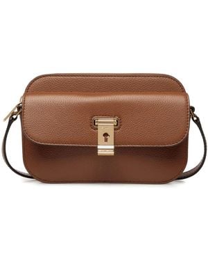 Bally Lock Me ショルダーバッグ S - ブラウン