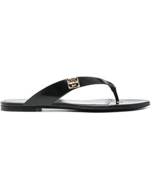 Givenchy 4G Liquid Platte Sandalen - Zwart