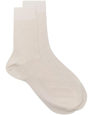Maria La Rosa Socken mit Logo - Natur