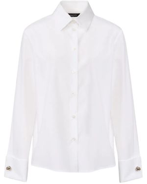 Fabiana Filippi Long-Sleeve Shirt - White
