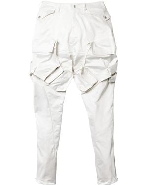 Julius Gasmask Cargo Trousers - Bianco