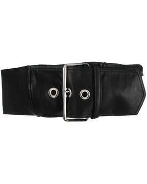 Moschino Buckle-Fastening Bandeau Top - Black