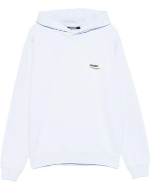 Jacquemus Sudadera Con Capucha Y Logo - Blanco