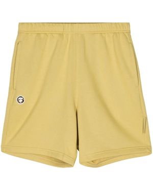 Aape By A Bathing Ape Short De Sport À Patch Milo - Jaune