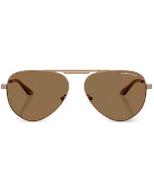 ARMANI EXCHANGE Pilot-Frame Sunglasses - Pink