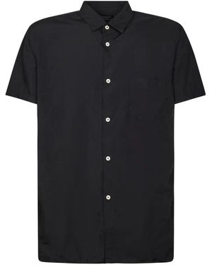 Comme des Garçons Short-Sleeve Chest-Pocket Shirt - Black