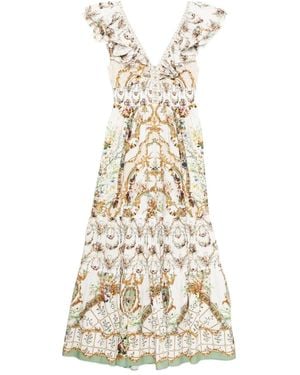 CAMILLA Dressing Room Drama Dress - White