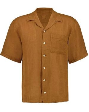 120% Lino Linen Shirt - Brown