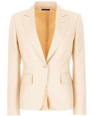 Tom Ford Blazer Con Doble Botonadura - Neutro