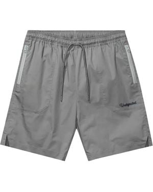 Undefeated Shorts Sportivi Con Coulisse E Tasca Con Zip - Grigio