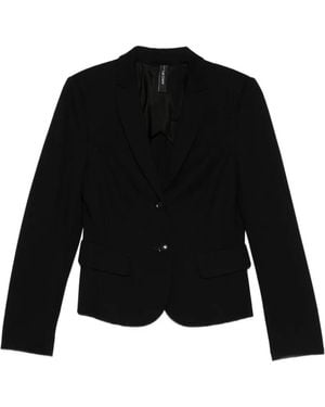 Marc Cain Single-Breasted Blazer - Black