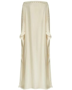 Taller Marmo Mila Button-Detail Kaftan - White