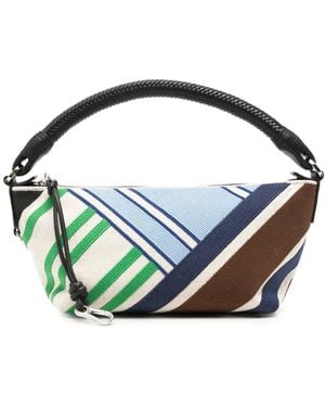 Loewe Borsa Tote A Righe - Blu