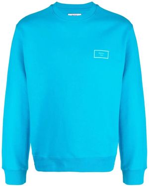 Martine Rose Sudadera Con Logo Estampado - Azul
