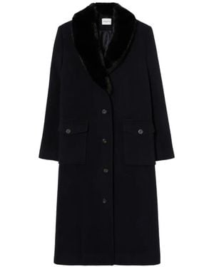 Claudie Pierlot Cappotto Lungo - Nero